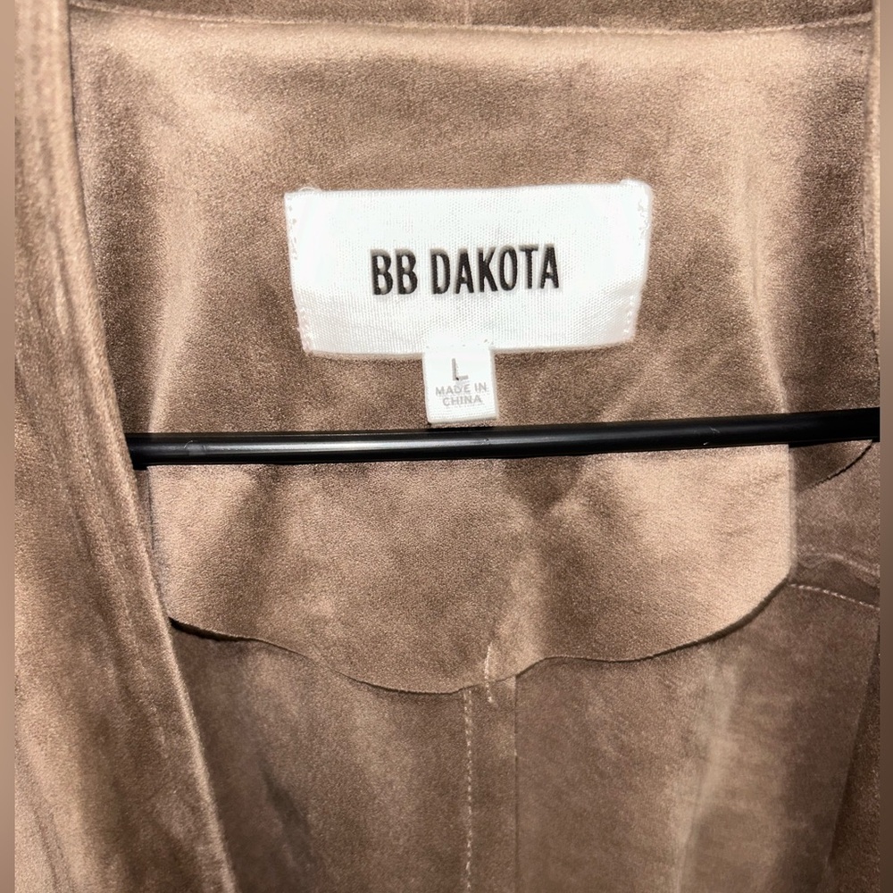 Bb Dakota Suede Drape Jacket - image 4